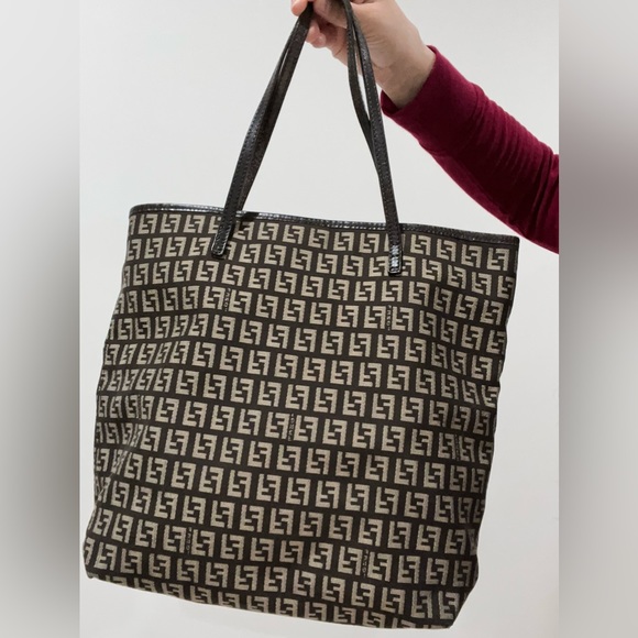 Authentic Fendi Vintage Zucchino Tote - Picture 16 of 16